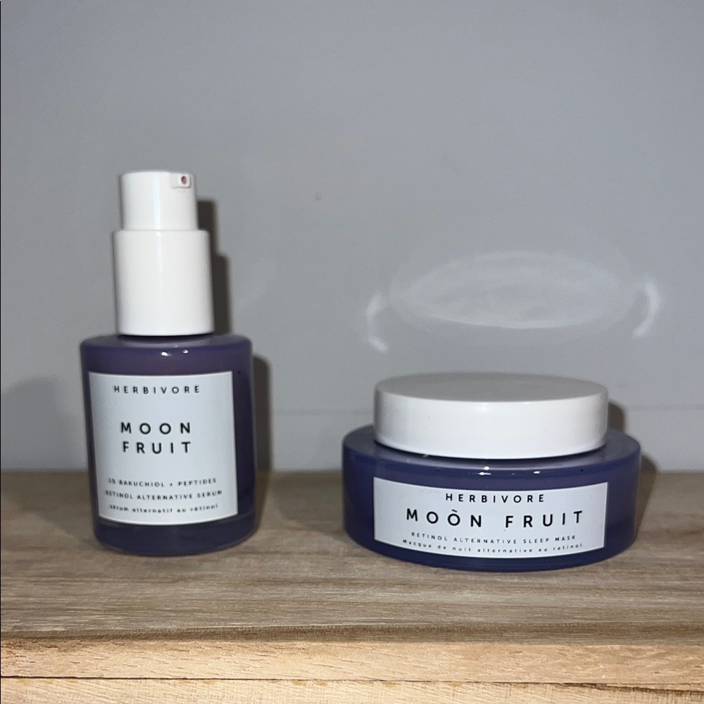 Moon Fruit Retinol Alternative Night Serum & Sleep Mask - Purple